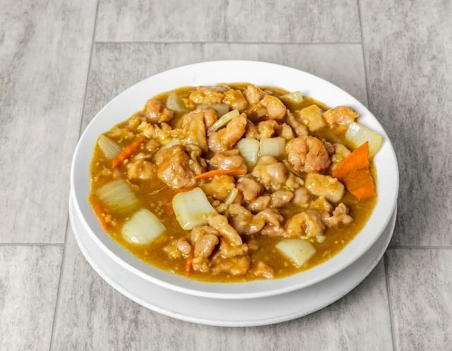 Curry chicken (dinner) / 咖喱鸡丁(晚).