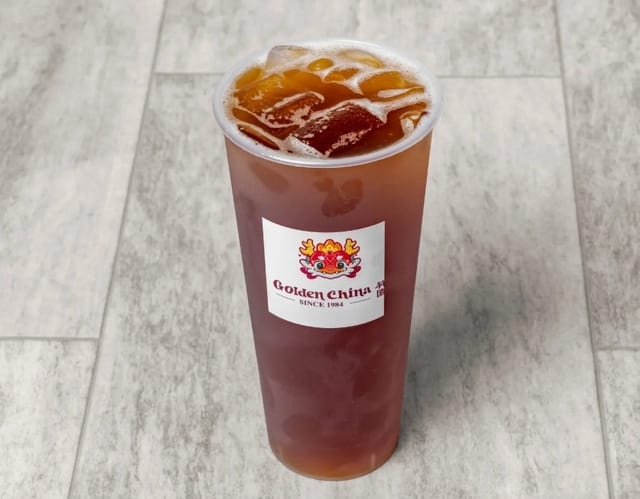Passion fruit ice tea / 百香果冰茶.