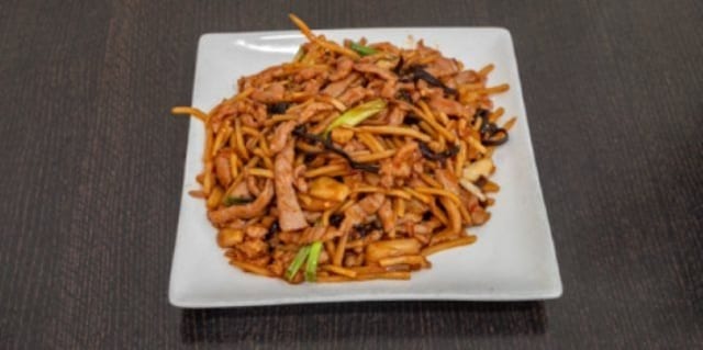 Shredded pork with garlic sauce (dinner) / 鱼香肉丝(晚).