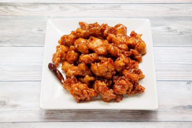 Orange peel chicken (dinner) / 陈皮鸡(晚).